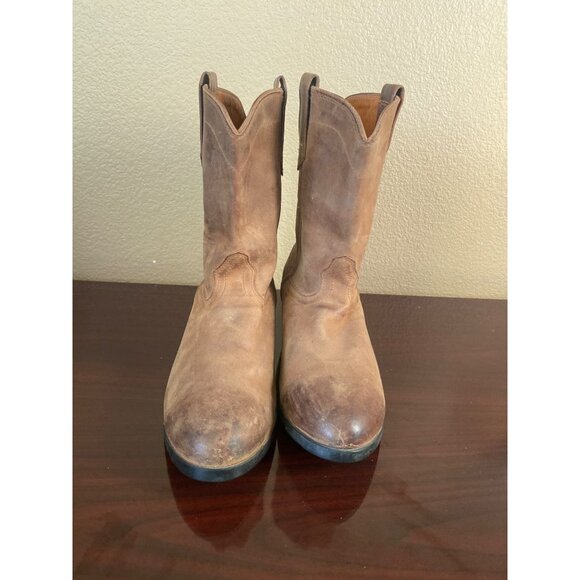 Ariat Other - Ariat Heritage Roper Western Boots Men’s US 9 Brown Leather Pull-On